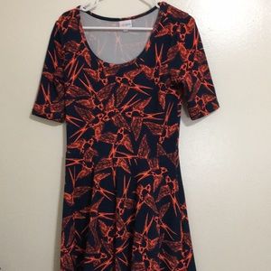 Comfortable dress with half sleeves